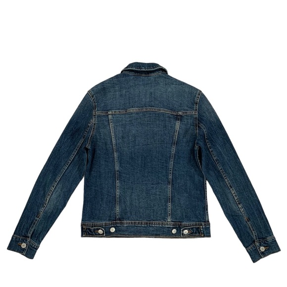 Old Navy Women’s Blue Stretch Classic Denim Trucker Jacket Size Small - Picture 2 of 4